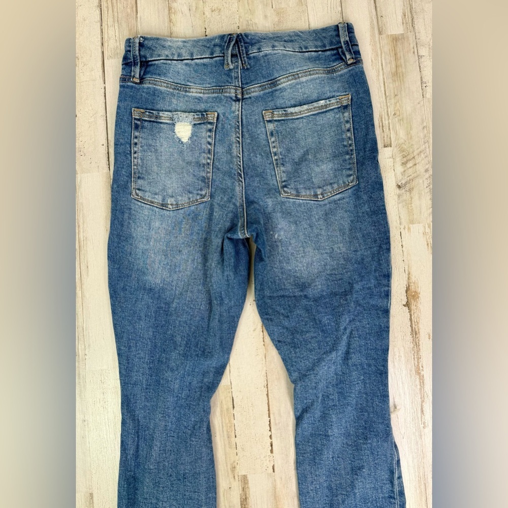 Good American Jeans Good Leg Dark Wash Blue Stretch Skinny Womens Size 6/28 - Picture 11 of 12